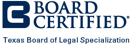 Texas Board of Legal Specialization Board Certified logo